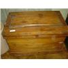 Image 1 : ANTIQUE WOODEN TRUNK