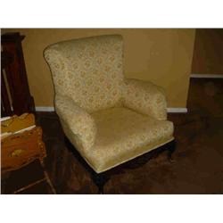 ANTIQUE SITTING CHAIR - FLORAL