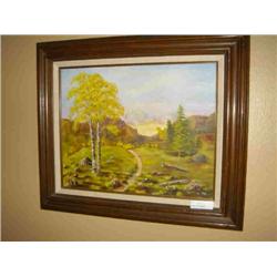 WALL ART - MEADOW SCENE BY ROSEANNE