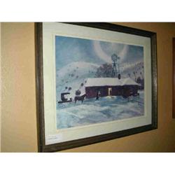 WALL ART " THE LATE CALL" SIGNED BY PETER HURD