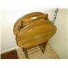 Image 1 : SET OF WOODEN TV TRAYS