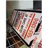 Image 2 : 4 METAL SIGNS