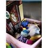 Image 3 : POKEMON AND OTHER COLORING BOOKS AND FABRIC BOX OF CLUB PENGUIN FIGURES W/ NASCAR BOARD GAME