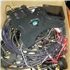 Image 2 : BOX OF HDMI CABLES, AUDIO VIDEO CABLES, AND MORE