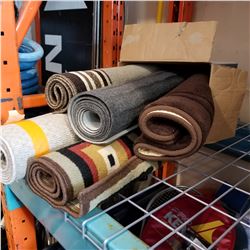 BOX OF VARIOUS CARPET RUNNERS