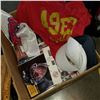 Image 3 : BOX OF SPORTS-RELATED ITEMS AND SPORTING GOODS