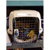 Image 2 : PET KENNEL W/ CONTENTS AND PET FOOD BIN