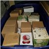 Image 1 : TOTE OF NEW ALARM CLOCKS AND PERCELAIN CONTAINERS