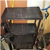 Image 3 : 4 TIER BLACK PLASTIC SHELF