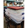 Image 1 : LOT OF UNDERBED STORAGE TOTES