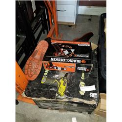 WET TILE SAW, CORDLESS DRILLS, AND WADERS