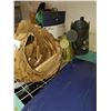 Image 1 : HANGING CEDAR PLANT NEST AND 2 METAL WATERING CANS