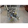 Image 2 : 2 TENNIST RAQUETS, AND METAL 2-WHEEL SHOPPING CART W/ 2 PAIRS OF ROLLERS