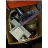 Image 1 : BOX OF ELECTRONICS, FISHING LINE, CDS