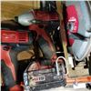 Image 3 : MILWAUKEE M18 CORDLESS DRILL IMPACT GUN AND SKILSAW W/ BATTERIES