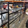 Image 2 : LOT OF BLACK METAL ADJUSTABLE SHELVING