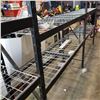 Image 4 : LOT OF BLACK METAL ADJUSTABLE SHELVING