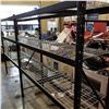 Image 5 : LOT OF BLACK METAL ADJUSTABLE SHELVING