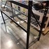 Image 6 : LOT OF BLACK METAL ADJUSTABLE SHELVING