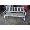 Image 3 : WHITE WOODEN BENCH