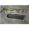 Image 1 : 2 BLACK AND YELLOW PLASTIC SNOWBOARDS