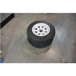 2 13" TRAILER TIRES ON RIMS