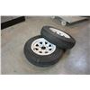 Image 2 : 2 13" TRAILER TIRES ON RIMS