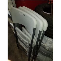 3 ENDURO FOLDING CHAIRS