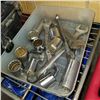 Image 1 : TRAY OF LARGE SOCKETS AND WRENCHES
