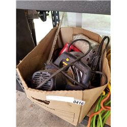 BOX LOT OF POWER TOOLS