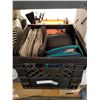 Image 1 : CRATE OF CDS AND LOGITECH FORMULAGE STEERIG WHEEL AND PEDALS