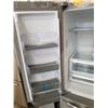 Image 3 : AS NEW FRIGIDAIRE STAINLESS 36" FRENCH DOOR BOTTOM FREEZER FRIDGE