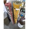 Image 1 : HAND KNOTTED VINTAGE YELLOW AREA RUG AND OTHER AREA CARPET