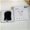 Image 1 : NEW I7S BLUETOOTH EAR BUDS, BLACK WITH CHARGING CASE RETAIL $79