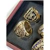 Image 8 : NEW SET OF NEW YORK YANKIES REPLICA CHAMPIONSHIP RINGS IN CHERRY CASE RETAIL $349
