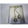 Image 1 : 2 WEDGE WOOD CAMEN PENDANTS ON CHAINS