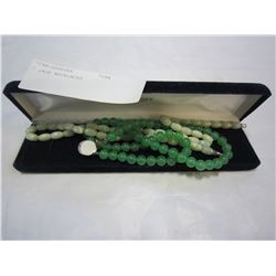 2 JADE NECKLACES