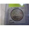 Image 2 : 1962 CANADIAN SILVER DOLLAR .800 SILVER