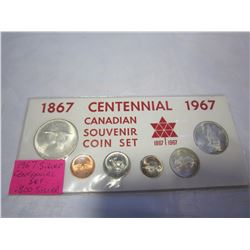 1967 CENTENNIAL SOUVENIER COIN SET .800 SILVER