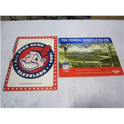 1963 CLEVELAND ALL STAR GAME AND FEDERAL BASEBALL LEAGUE BOOK