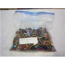 BAG OF BEADS AND NECKLACES