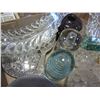Image 4 : LOT OF GLASS LEAFS, FROGS, CERAMIC AND GLASS INSULATORS, AND SILVER PLATE