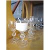 Image 2 : LOT OF BOHEMIAN CRYSTAL GLASSES, CLAUDIA PATTERN