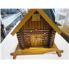 Image 2 : LOG CABIN CLOCK