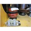 Image 3 : PARTY LITE PLATTER, CANDLE STAND, LIDDED DISH, AND DECOR
