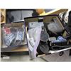 Image 1 : BOX OF POLARIOD, SAMURAI, AND CAMERA STRAPS