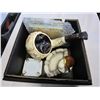 Image 1 : LOT OF TINS, PIPE TRAY, AND GOLF TRAY