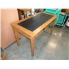 Image 2 : MODERN 2 DRAWER LEATHER TOP DESK W/ USB POWER