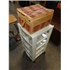 Image 2 : LOT OF ESTATE ITEMS AND ORGANIZER, PICNIC BASKET, ETC
