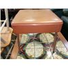 Image 2 : MID CENTURY STOOL W/ LEGS AND STOOL MAGAZINE RACK BUILT IN